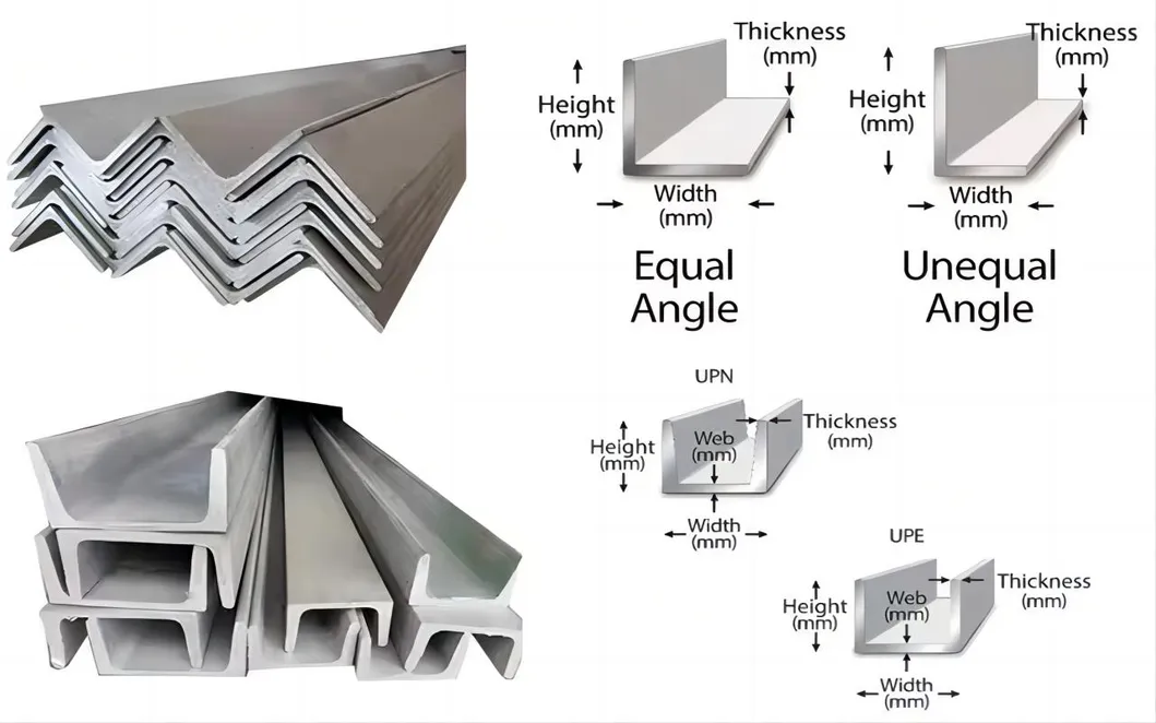 10# 100*48*5.3mm 304 Stainless Steel Channel Bar With 6m Length SUS304 U Channel 1