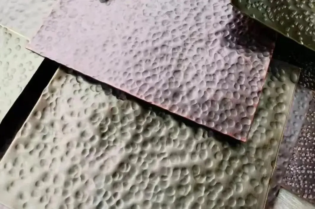 Hammered Metal Stainless Steel Sheet Cladding For Wall Claading Or Ceiling Panel 6